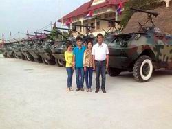 Фермер усовершенствовал парк камбоджийских бронемашин