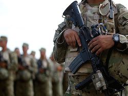 При взрыве смертника в Афганистане ранены грузинские солдаты