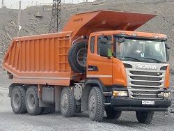Самосвалы Scania начинают теснить БелАЗы в России