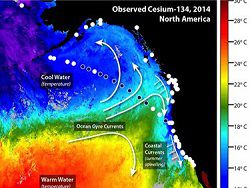 Фукусимский цезий добрался до западного побережья США