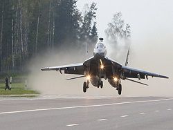 В Брестской области упал МиГ-29
