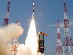 В Индии произвели запуск ракеты-носителя GSLV