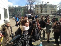 В Петербурге задержали участников акции протеста против РМКФ
