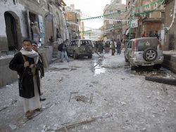 Сильный взрыв прогремел в столице Йемена