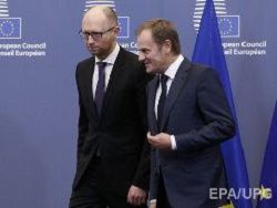 Яценюк завтра встретится с президентом ЕС Туском