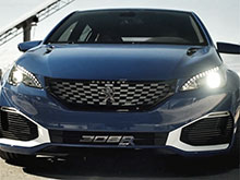 Peugeot показала 500-сильный гибридный  хэтчбек  (ВИДЕО)