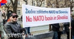 Словаки митингуют против размещения баз НАТО