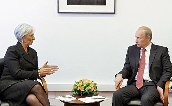 Путин обсудил с главой МВФ ситуацию с греческим долгом