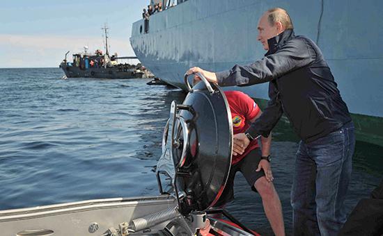 Путин изучит античные суда на дне Черного моря в Крыму